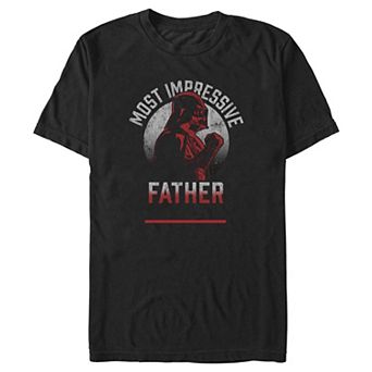 Big & Tall Star Wars Darth Vader Most Impressive Father Graphic Tee