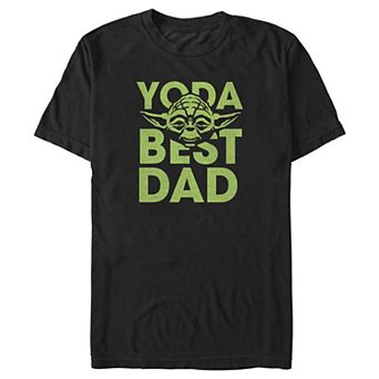 Big & Tall Star Wars Yoda Best Dad Graphic Tee