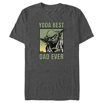 Big & Tall Star Wars Yoda Best Dad Ever Graphic Tee