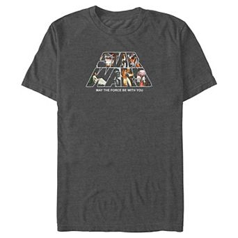 Big & Tall Star Wars May The Force Be With You Graphic Tee
