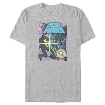 Big & Tall Star Wars Fight Comic Cover Graphic Tee