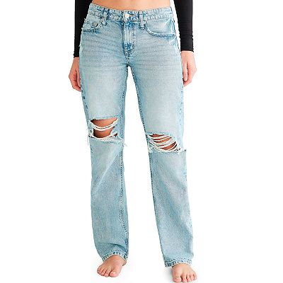 Juniors' Aeropostale Distressed Low-Rise Baggy Jeans