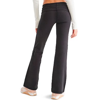 Juniors’ Aeropostale Flare Fold-Over Pants