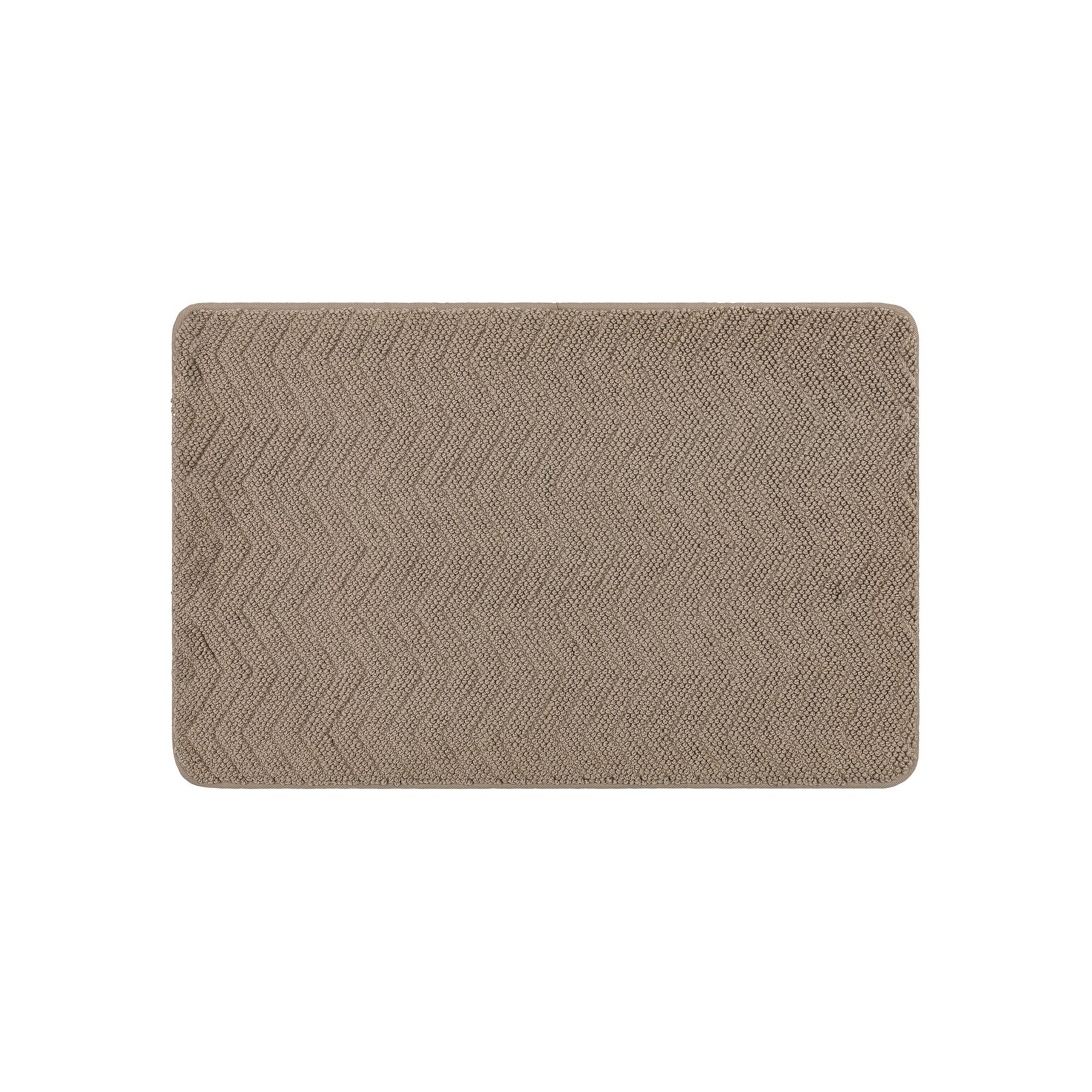The Big One® Chevron Loop Memory Foam Bath Mat, Brown