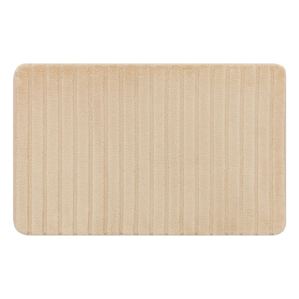 The Big One® Plush Stripe Memory Foam Bath Mat 20x32