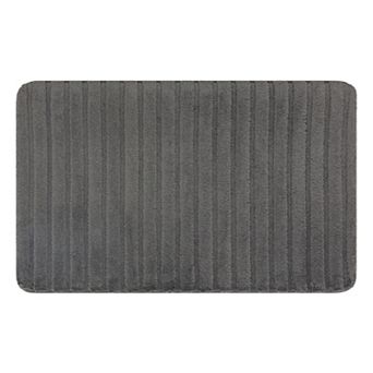 The Big One® Plush Stripe Memory Foam Bath Mat