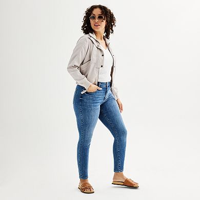 Women's Sonoma Goods For Life® Mid-Rise Curvy Skinny Jeans