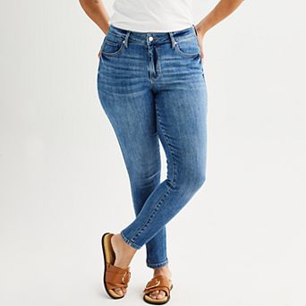 Women's Sonoma Goods For Life® Mid-Rise Curvy Skinny Jeans