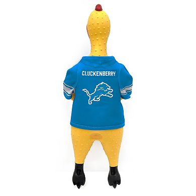 NFL Detroit Lions Team Rubber Chicken Pet Toy