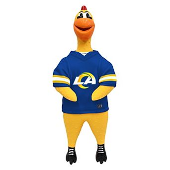 NFL Rams Rubber Chicken Pet Toy