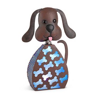 Gerson Solar Dog Bone Cutout Floor Decor