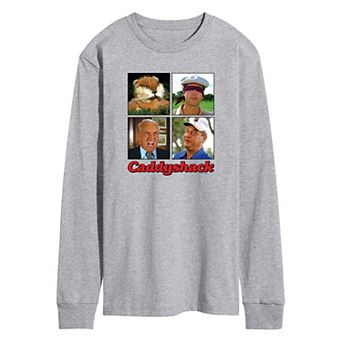 Men's Caddy Shack Grid Long Sleeve Graphic Tee