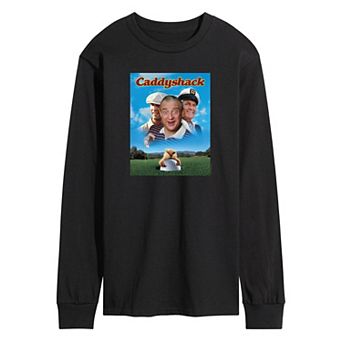 Men's Caddy Shack Poster Long Sleeve Graphic Tee