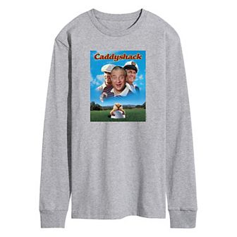 Men's Caddy Shack Poster Long Sleeve Graphic Tee