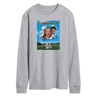 Men's Caddy Shack Poster Long Sleeve Graphic Tee
