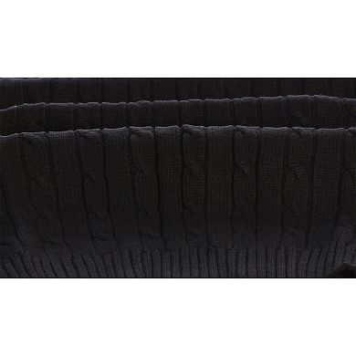 Gioberti Kid's 100% Cotton Soft V-neck Cable Knit Sweater Vest