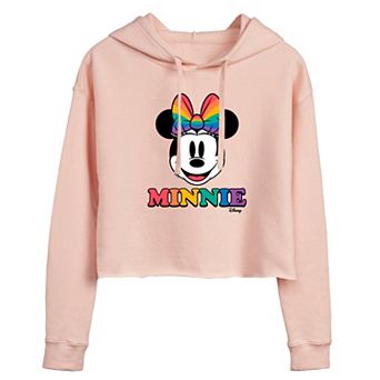 Disney's Minnie Mouse Juniors' Cropped Hoodie