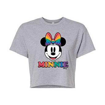 Disney's Minnie Mouse Juniors' Cropped Tee