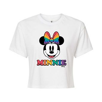 Disney's Minnie Mouse Juniors' Cropped Tee