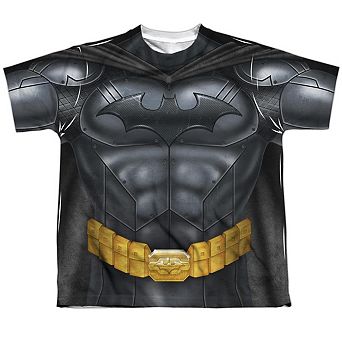 Batman Athletic Uniform Short Sleeve Youth Poly Crew T-shirt