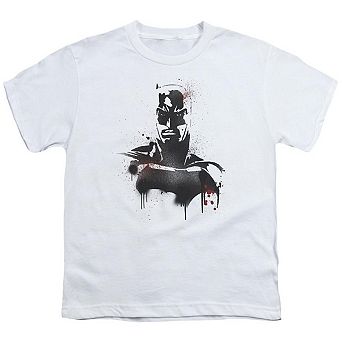 Batman V Superman Batman Spray Short Sleeve Youth T-shirt