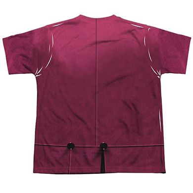 Batman Classic Tv Joker Uniform Short Sleeve Youth Poly Crew T-shirt