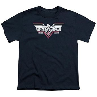 Batman V Superman Thunder Logo Short Sleeve Youth T-shirt
