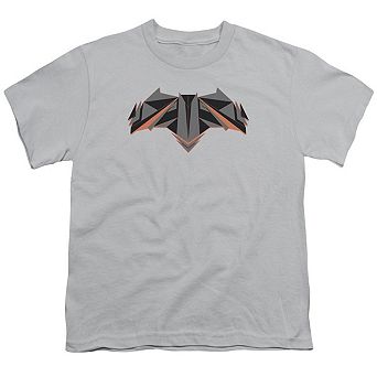 Batman V Superman Tech Bat Logo Short Sleeve Youth T-shirt