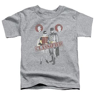 Batman Classic Tv Classified Short Sleeve Juvenile T-shirt