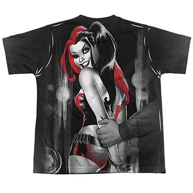 Batman Bad Girls Short Sleeve Youth Poly Crew T-shirt