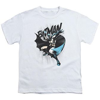 Batman Batarang Throw Short Sleeve Youth T-shirt