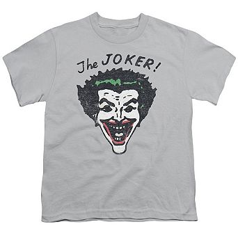 Batman Retro Joker Short Sleeve Youth T-shirt
