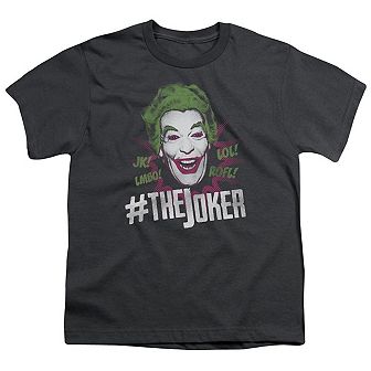 Batman Classic Tv Joker Short Sleeve Youth T-shirt