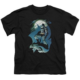 Batman Glow Of The Moon Short Sleeve Youth T-shirt
