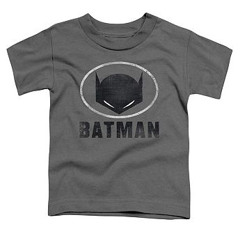 Batman Mask In Oval Short Sleeve Youth T-shirt