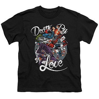 Batman Death By Love Short Sleeve Youth T-shirt