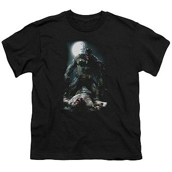 Batman Mudhole Short Sleeve Youth T-shirt