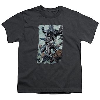 Batman Punch Short Sleeve Youth T-shirt