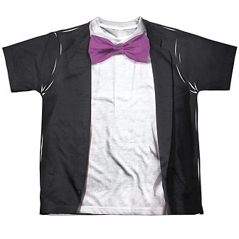 Batman Classic Tv Penguin Uniform Short Sleeve Youth Poly Crew T-shirt