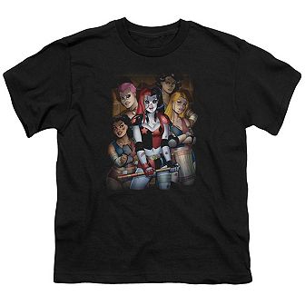 Batman Bad Girls Short Sleeve Youth T-shirt