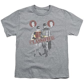 Batman Classic Tv Classified Short Sleeve Youth T-shirt