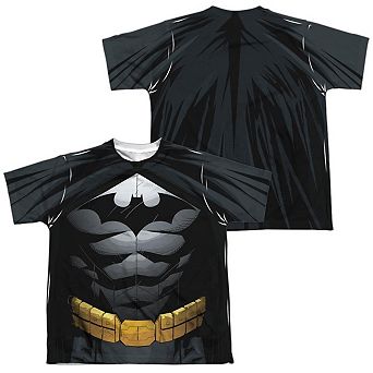 Batman Uniform Short Sleeve Youth Poly Crew T-shirt