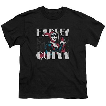 Batman Harley Bold Short Sleeve Juvenile T-shirt