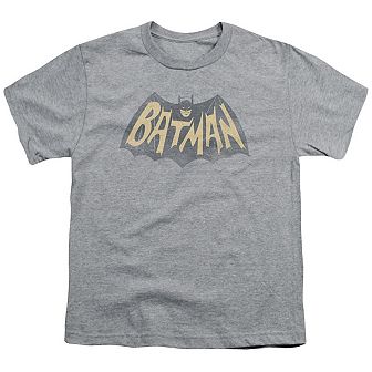 Batman Classic Tv Show Logo Short Sleeve Youth T-shirt