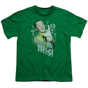 Batman Classic Tv Riddle Me This Short Sleeve Youth T-shirt
