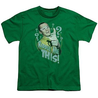 Batman Classic Tv Riddle Me This Short Sleeve Youth T-shirt