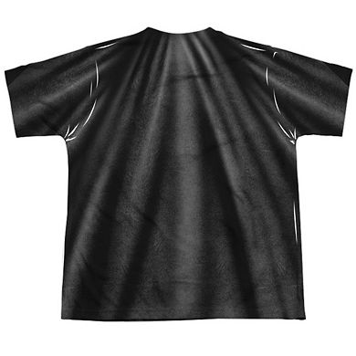 Batman Athletic Uniform Short Sleeve Youth Poly Crew T-shirt