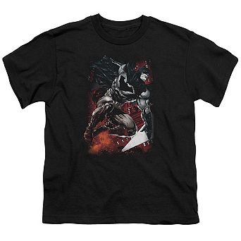 Batman Sparks Leap Short Sleeve Juvenile T-shirt