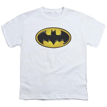 Batman Airbrush Bat Symbol Short Sleeve Youth T-shirt