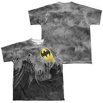Batman Heed The Call Short Sleeve Youth Poly Crew T-shirt